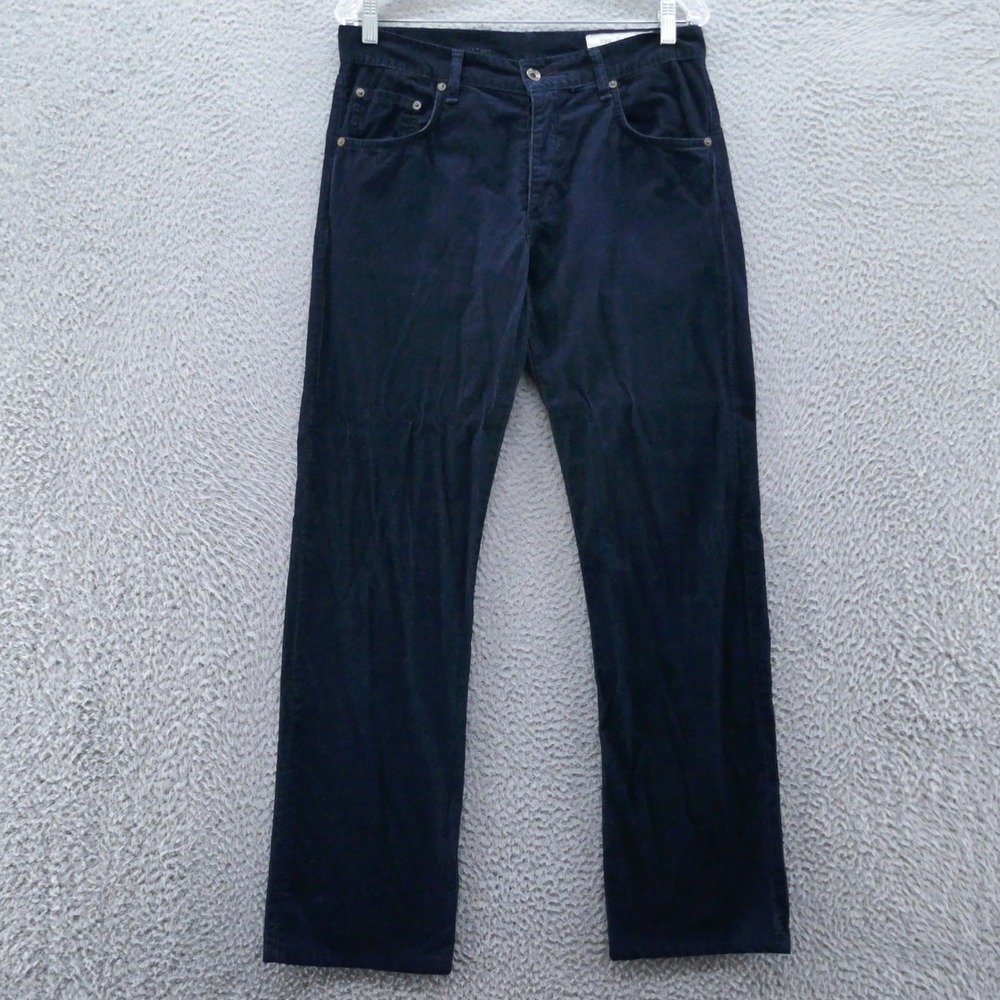 Rag & Bone 15X Tailored Workwear Mens 31 Black Corduroy Pants Made in USA